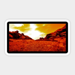 Red Rocks Sticker